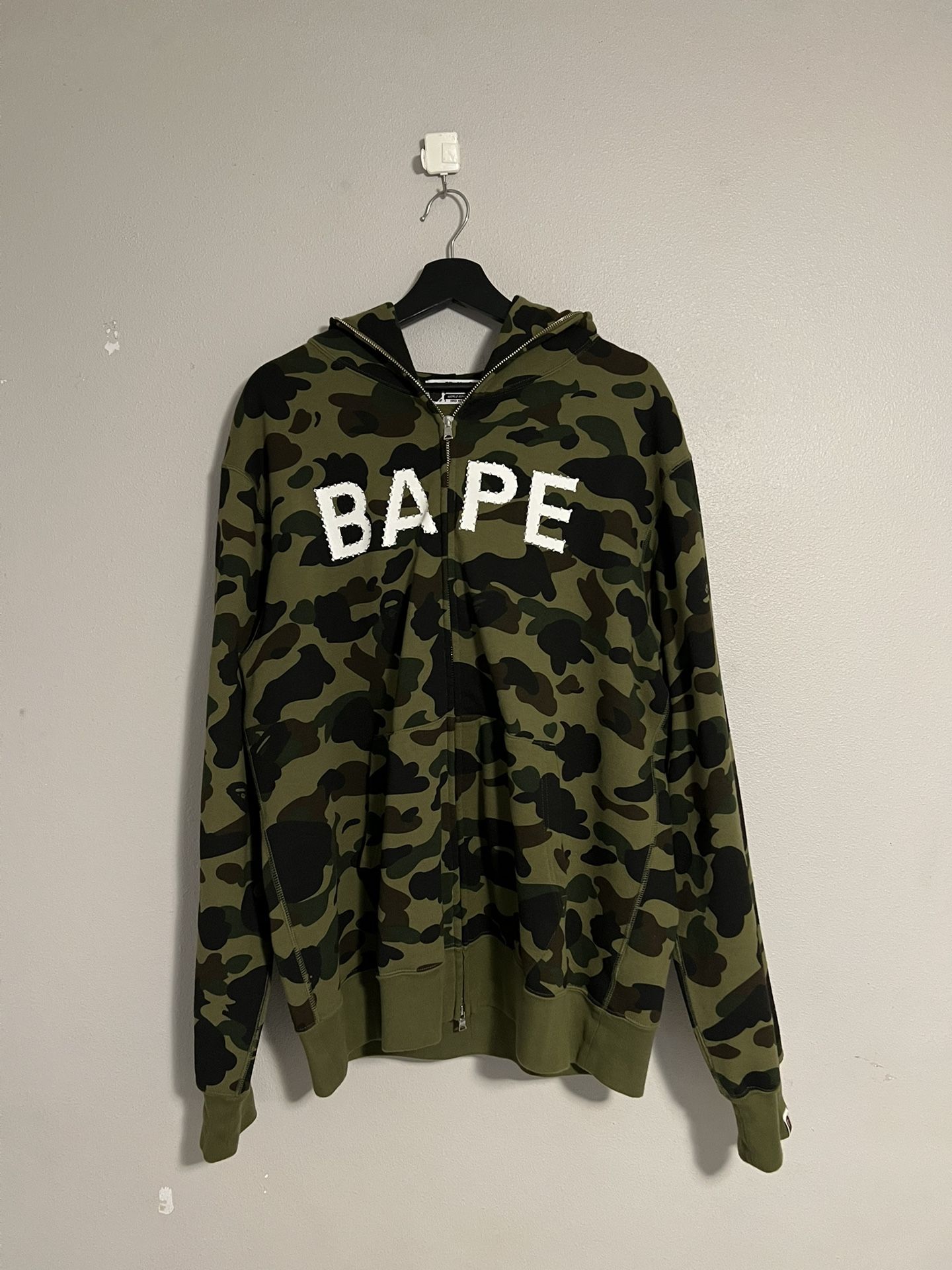 bape a bathing ape swarovski full zip up hoodie