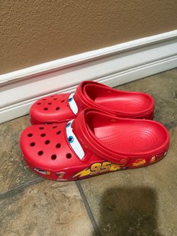 Crocs lightning mcqueen size 11 men