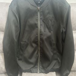 The weeknd h&m green bomber jacket