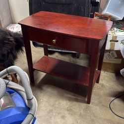 Side Table With Drawer