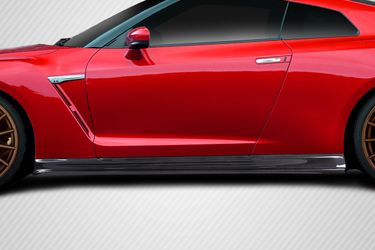 Blemished 2009-2017 Nissan GT-R R35 Carbon Creations C-1 Side Skirts Rocker Panels - 2 Piece