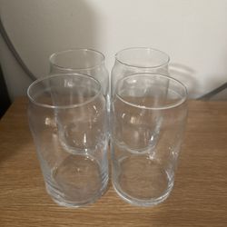 Glass Cups (Set of 4)