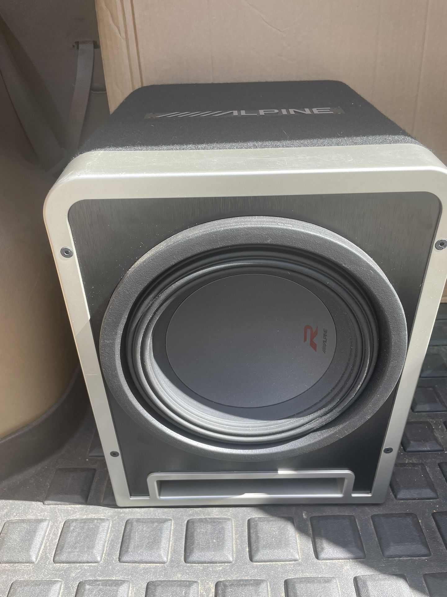 Alpine 10” Enclosed Subwoofer R-Series