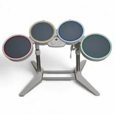 Nintendo Wii Rock Band Harmonix Wired Drum Set 19092