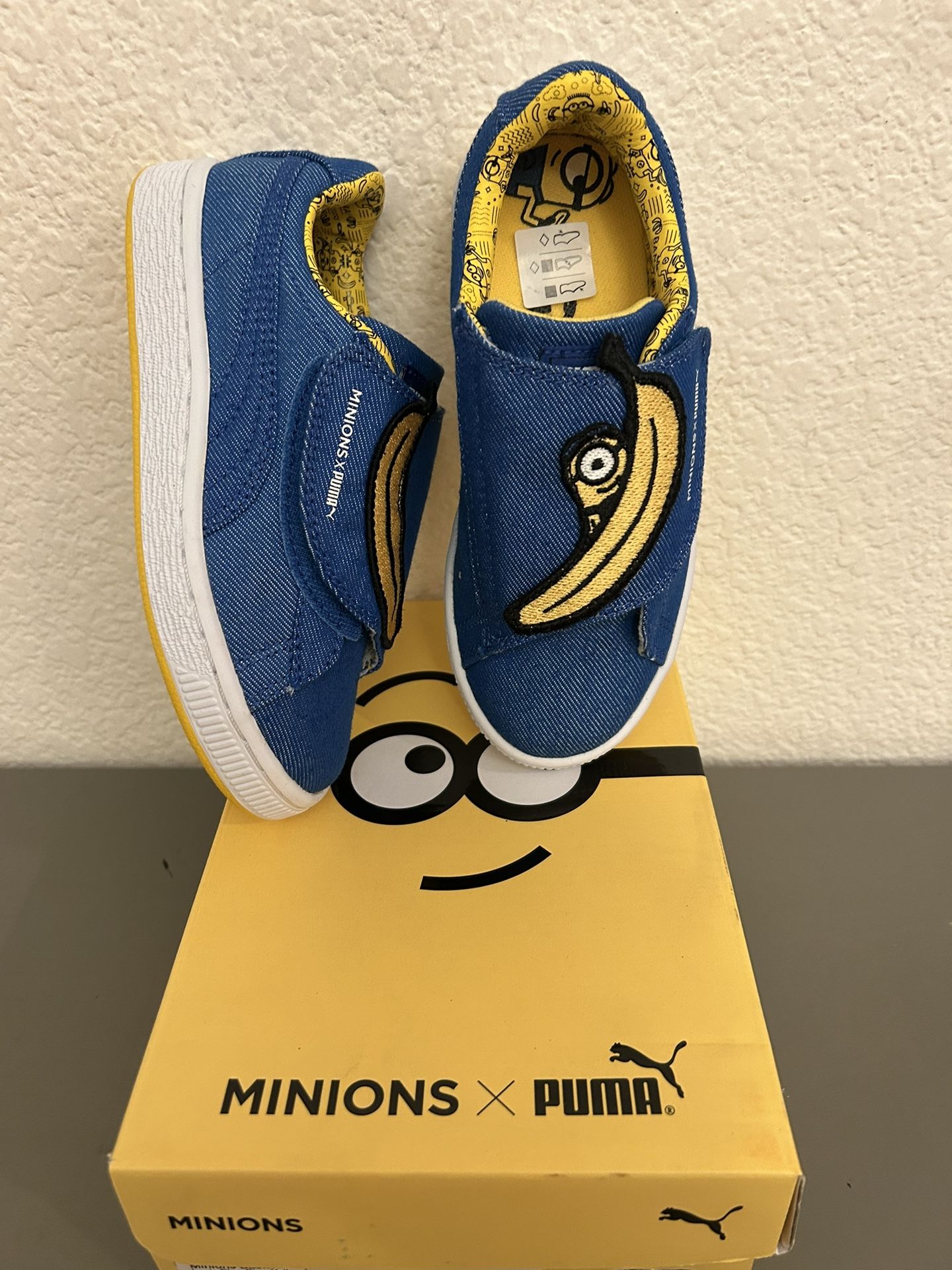 Puma X Minions Kids Shoes NEW