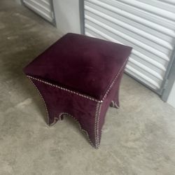 Purple Ottoman With Storage
