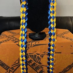 XL Lei Blue And Yellow 