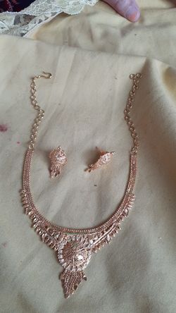 Earrings and Necklace