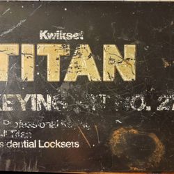 Kwikset Keying Kit