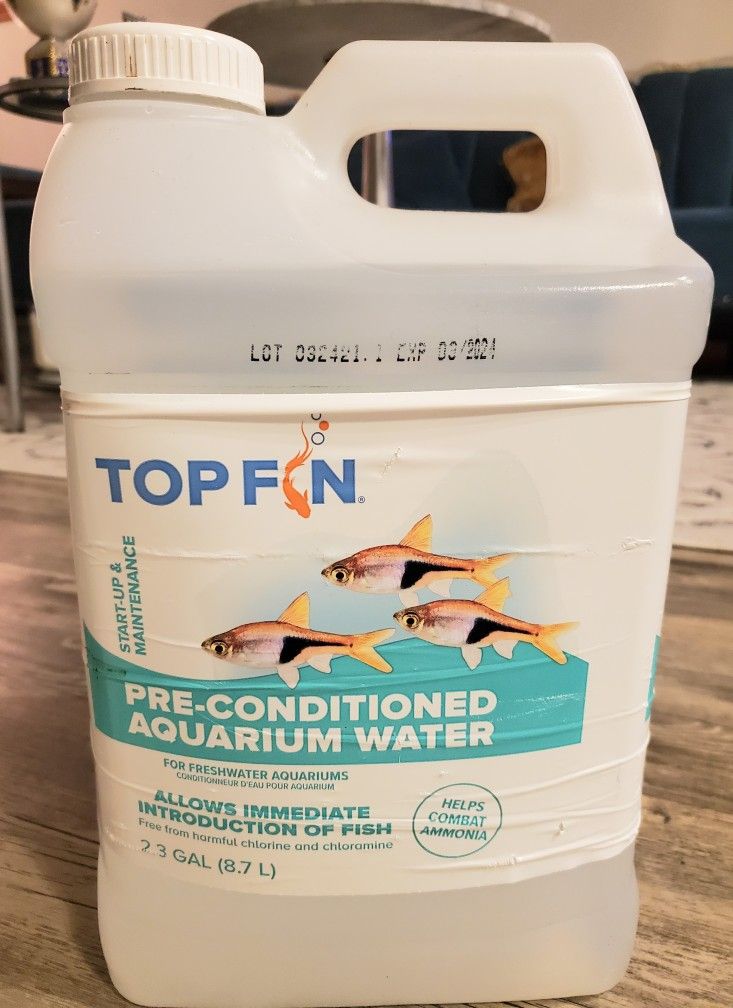 Only $8.00 Top Fin Conditioned Acquarium Water