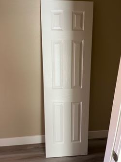 White 6-Panel Interior Door Slab