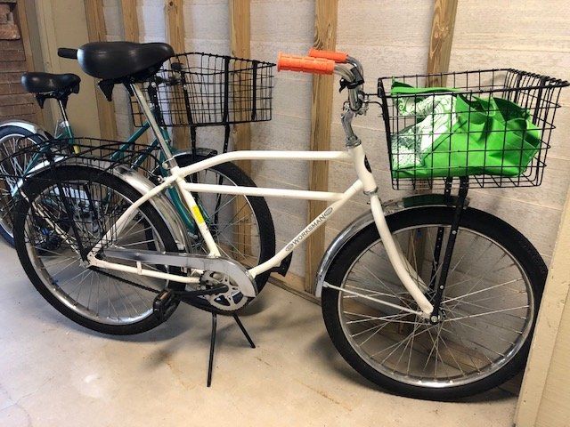 Worksman Front basket INB bicycle bike carry load rack grocery getter heavy duty industrial