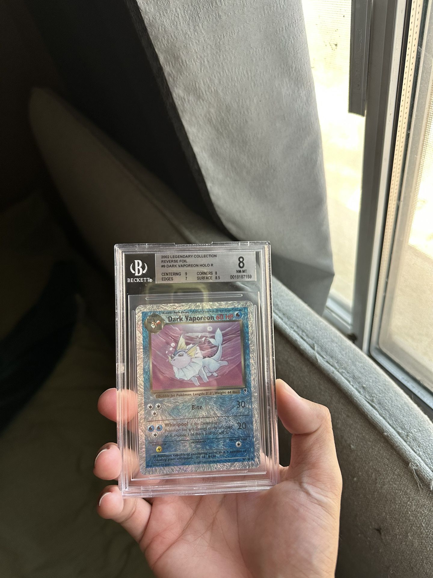 Dark Vaporeon Reverse Holo Legendary Collection