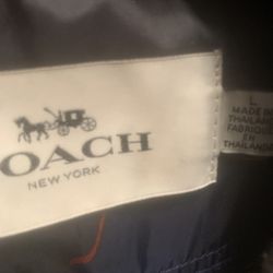 $60 OBO Coach Wool/Leather Varsity Jacket
