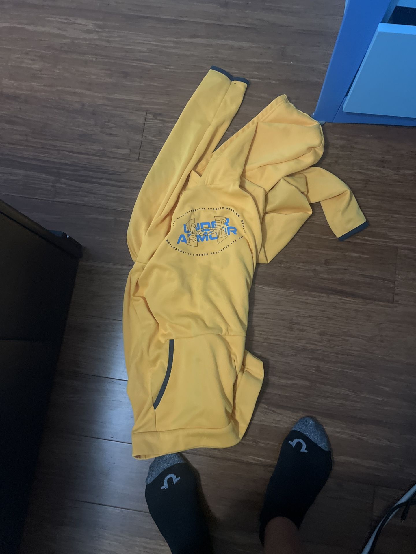 Youth XL Yellow Orange neon hoodie 