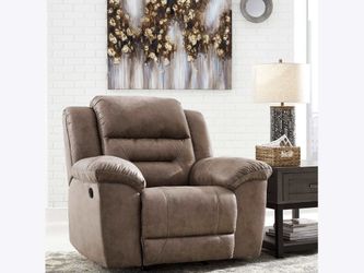 Stoneland Fossil Manual Rocking Recliner (Online Special Price)