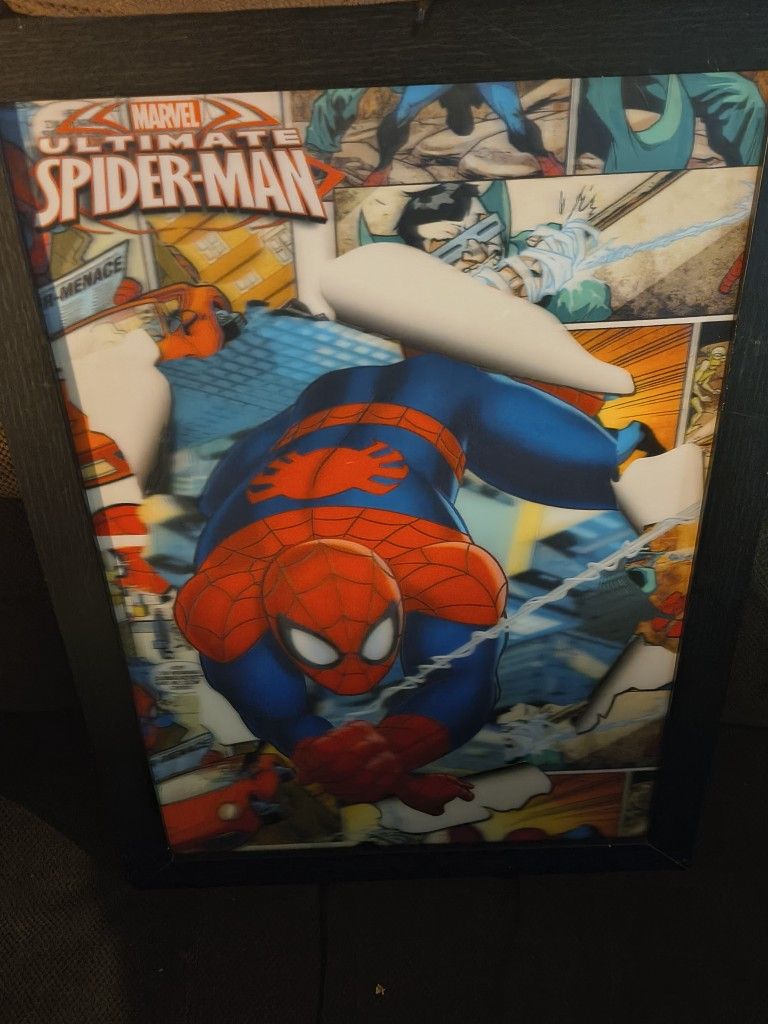 Holographic Superhero Picture