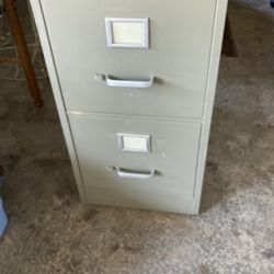 Metal 2- Drawer File Cabinet 