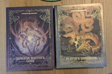 D&D: 5E Dungeon Masters Guide and Player's Handbook Alternate Covers