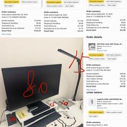 msi monitor and some accessories