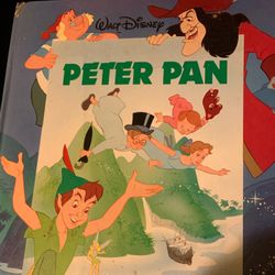 Peter Pan Disney Book 1989 