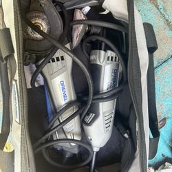 Dremel multi Max and Dremel saw Max with carrying case