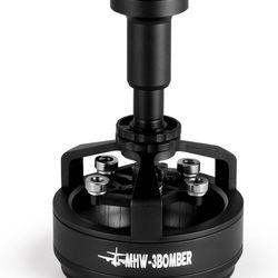 MHW-3BOMBER WDT Tool Espresso 58mm, Espresso Distribution Tool with Magnetic Base for Barista, Adjustable Depth Needle Distributor Tool, 0.25mm x 14 C