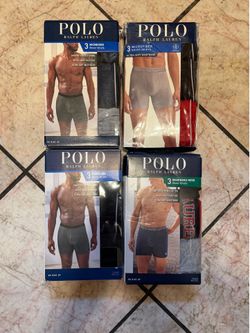 Brand New Men’s polo Ralph Lauren Boxers Size Medium lot
