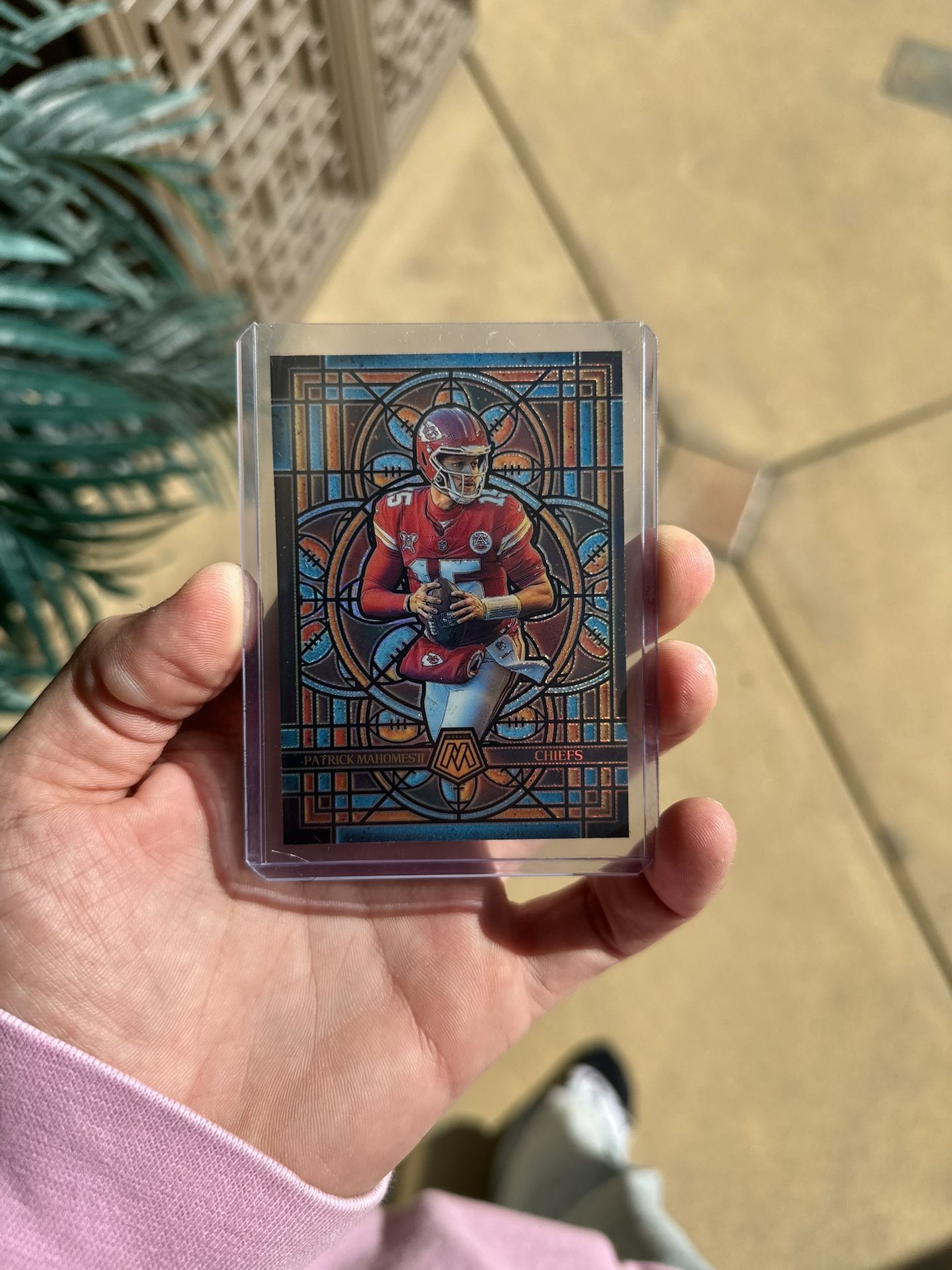 2025 Panini Mosaic - Stained Glass Patrick Mahomes II SG #13 - Case Hit