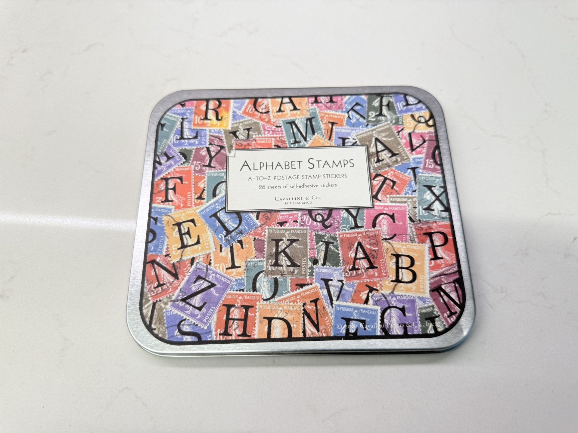 Cavallini & Co. Alphabet Stamps A-to-Z