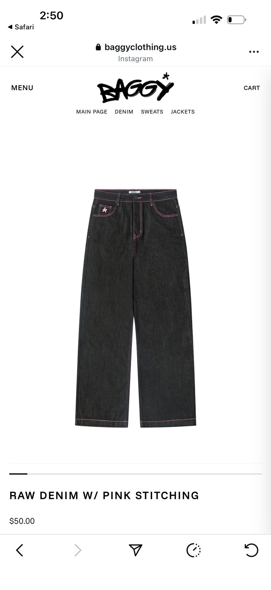 Black baggy Jeans