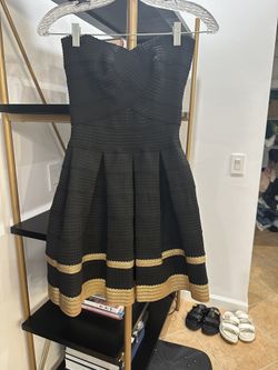 Black Bandeau Dress-small