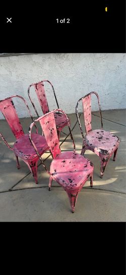 farmhouse metal chairs