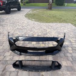 Ford Mustang 2018-2022 front bumper (SHADOW BLACK)