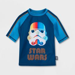 Mickey And Star Wars Swimming Boy Shirts