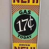 Ice Cold Nehi Drink Sign Vintage Porcelain