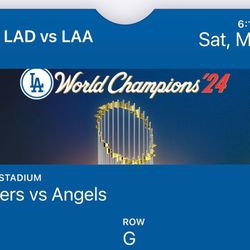 Dodger Tickets 
