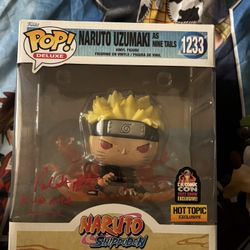 Funko Pop! LACC Con Naruto Nine Tails Paul St. Peter Signed Not Authenticated- NO TRADES-NO OFFERS- PRICE FIRM