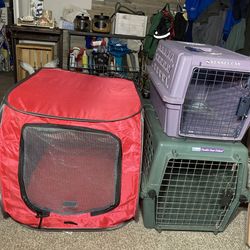 Pet/Dog Red Kennel / Crate, ALL KINDS of DOG Supplies
