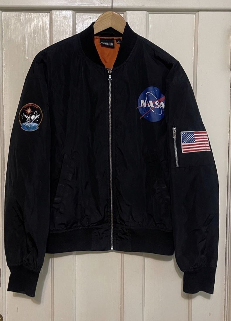 Vintage NASA Spacelab 2 Bomber Jacket By CHEMISTRY SIZE M