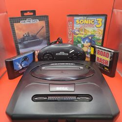 SEGA GENESIS W 5 GAMES 🎮