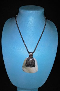 Beautiful shell pendant necklace.