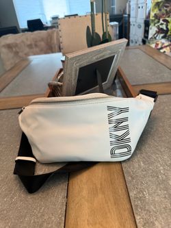 DKNY White Belt Bag Fanny Pack