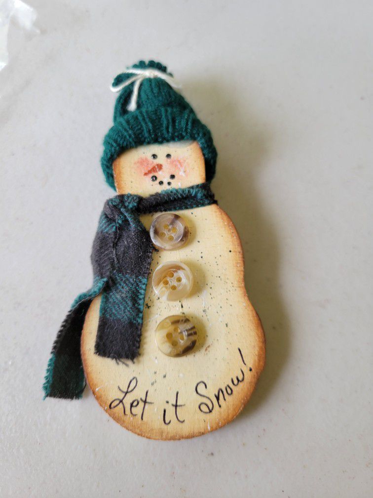 Vintage Snowman Holiday Pin 