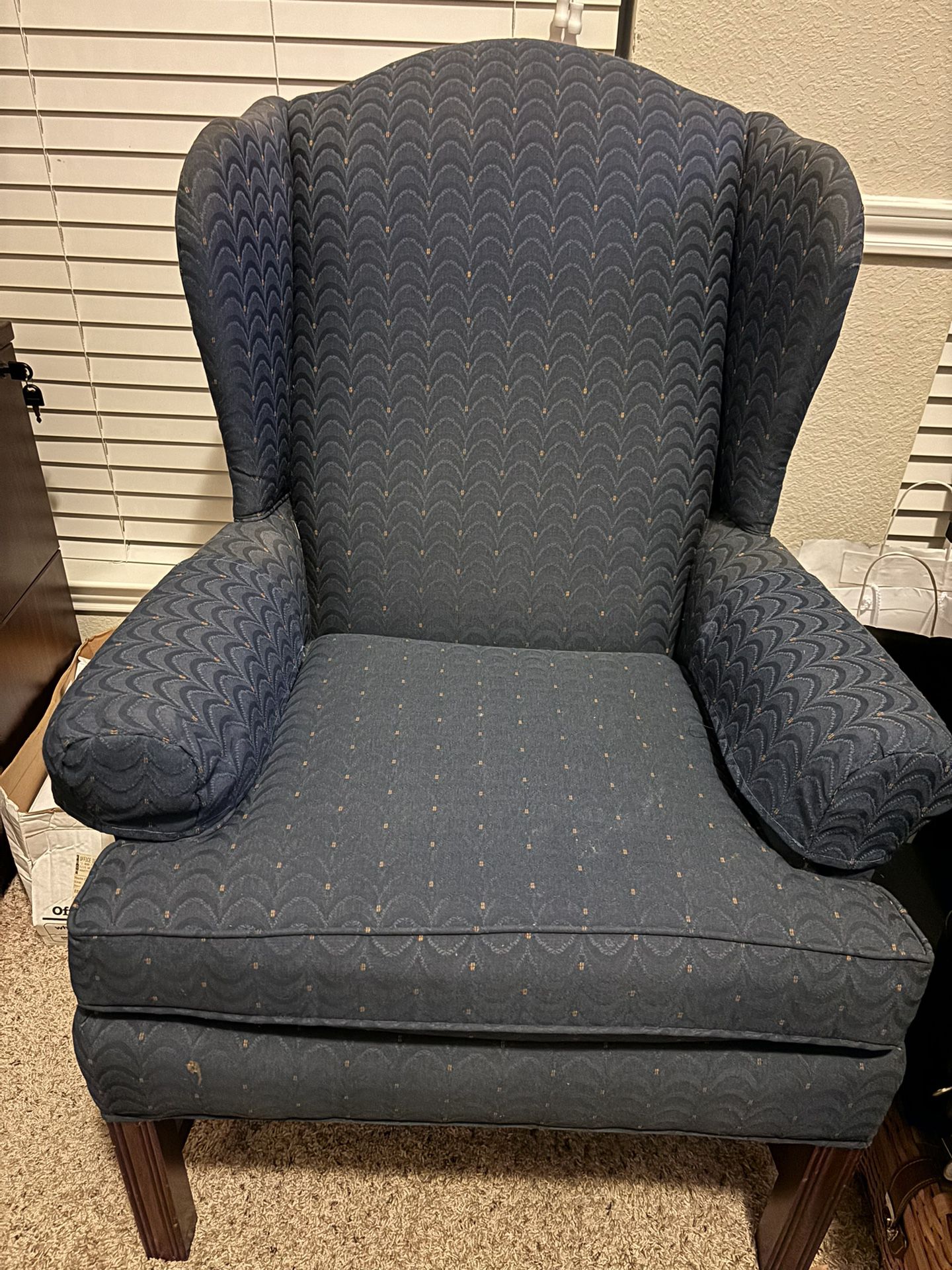 Two Wingback Chairs