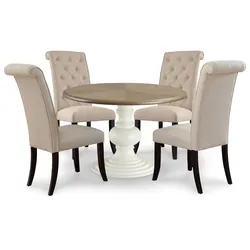 Shatayne Dining Table and 4 Chairs Major Discount Starts Today