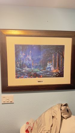 “Cinderella Dancing In The Starlight” By Thomas Kinkade Studios