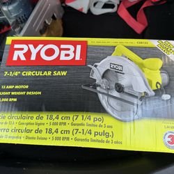 Ryobi 13 Amp Corded 7-1/4 inch Circular Saw