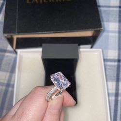 5ct Cz Silver Ring form LAJERRIO jewels