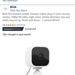 Blink Mini, New In Box, White